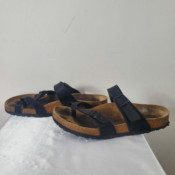 Birkenstock Mayari Black Leather Sandal - Picture 6 of 16
